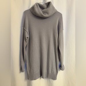 Athlete Baby Blue CowlNeck Sweater